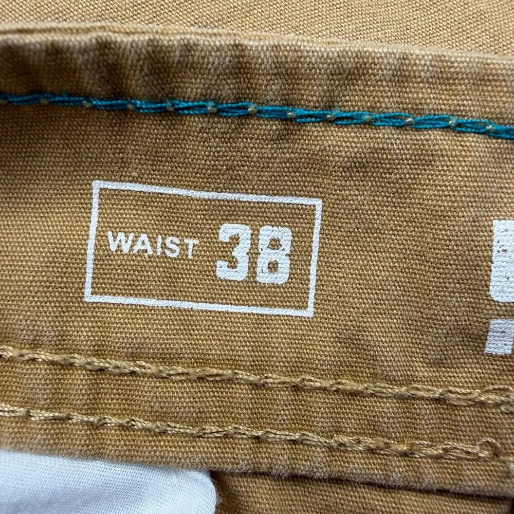 Urban pipeline cargo shorts, men’s 38 classic link light brown flat print